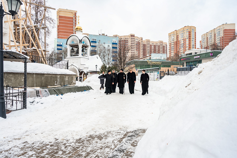 Литургия Преждеосвященных Даров в Преображенском соборе города Люберцы